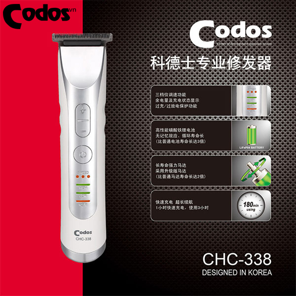 Tông đơ chấn viền Codos CHC-338