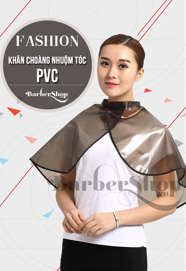 Khăn Choàng Barber Nhuôm Tóc PVC