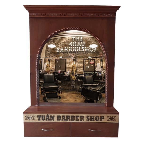 Bộ gương kệ cắt tóc Barber BK-436