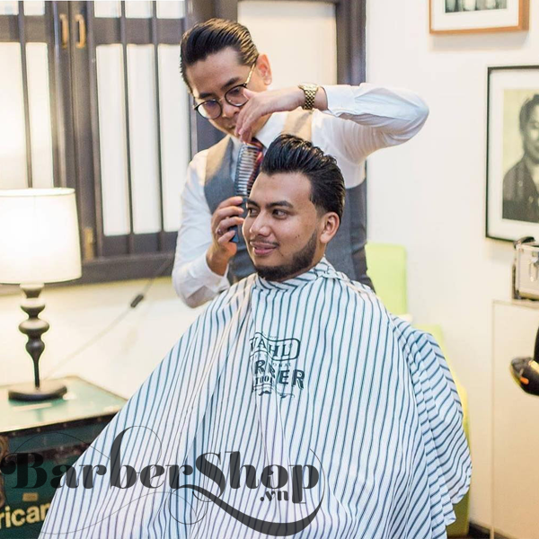 Áo Choàng Sọc Barber Wahl Professional