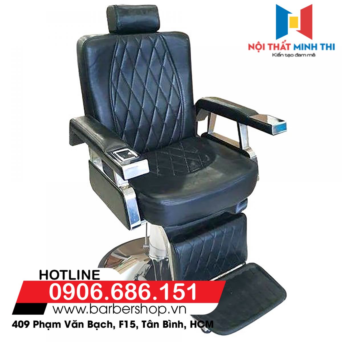 Ghế cắt tóc nam Barber BX-414 (Mâm nhỏ)
