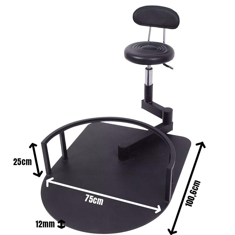 Đế xoay cho thợ ngồi cắt tóc bản cao cấp GX-02