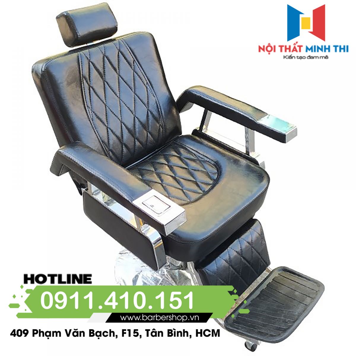 Ghế cắt tóc nam Barber BX-414 (Mâm nhỏ)