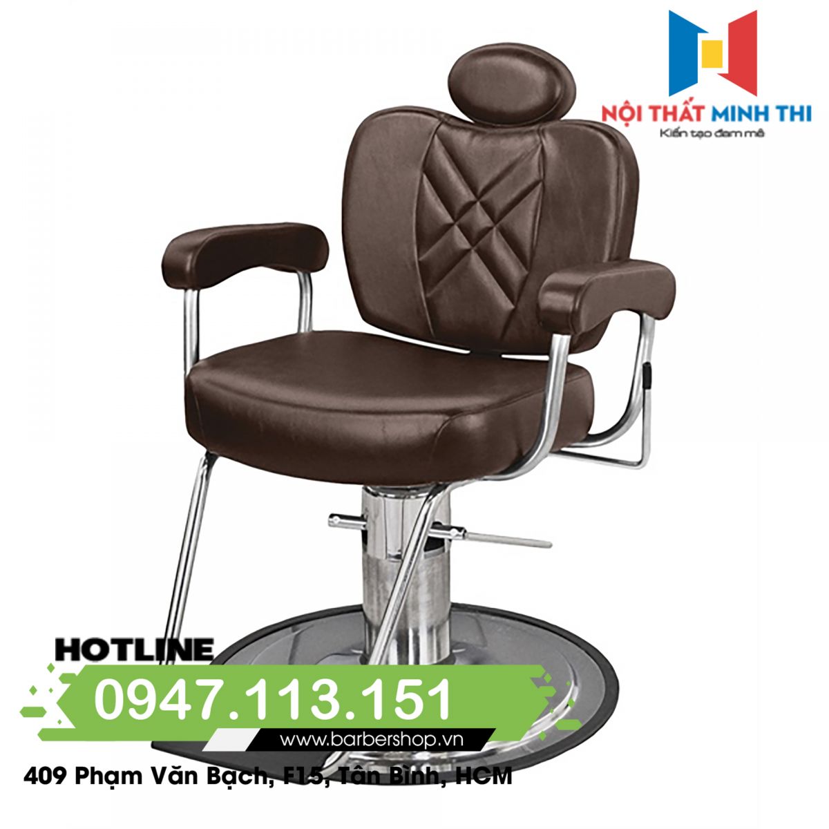 Ghế cắt tóc nam barber BX-712