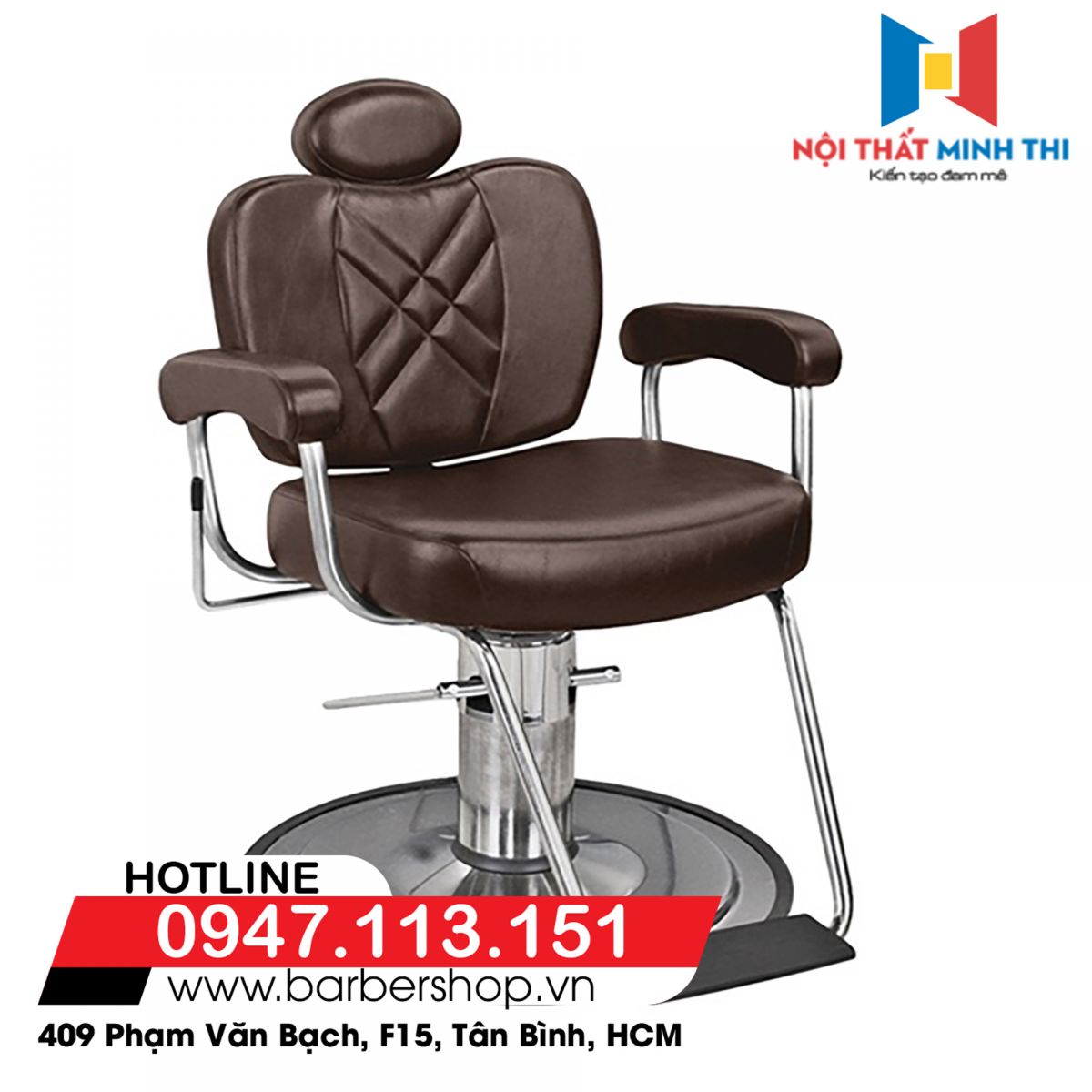 Ghế cắt tóc nam barber BX-712