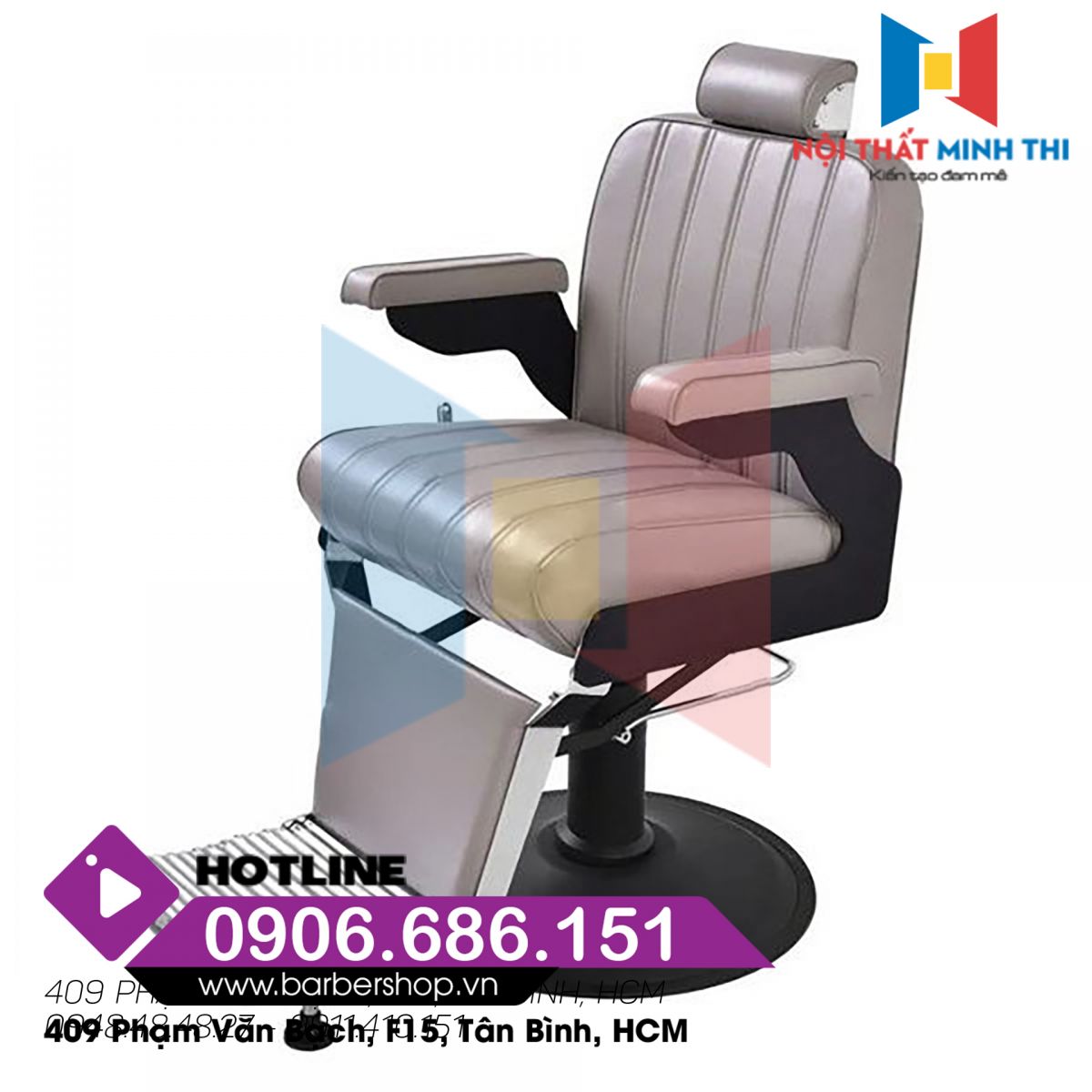 Ghế cắt tóc nam barber BX-713