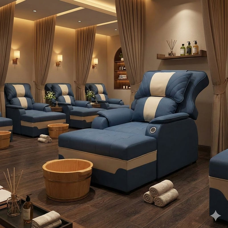 Ghế Massage Chân Nâng Hạ Điện FM-100