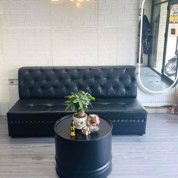 Ghế sofa chờ salon tóc Barber BW-308