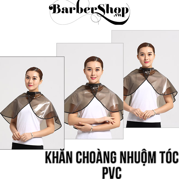 Khăn Choàng Barber Nhuôm Tóc PVC