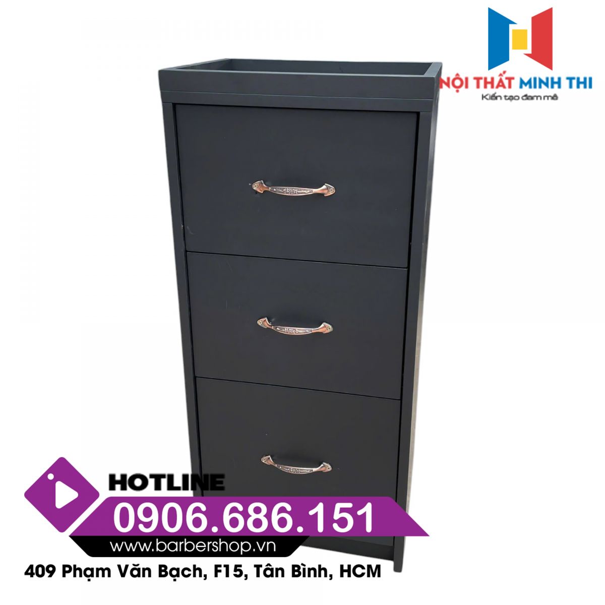 Tủ cạnh gương tiệm tóc TK-12